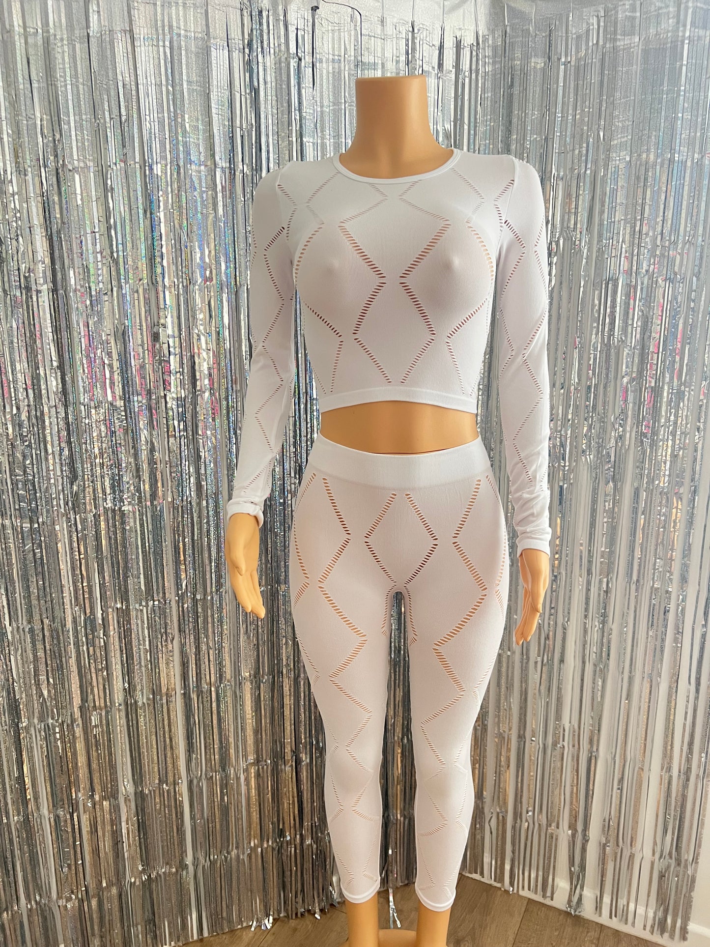 All White Pant Set