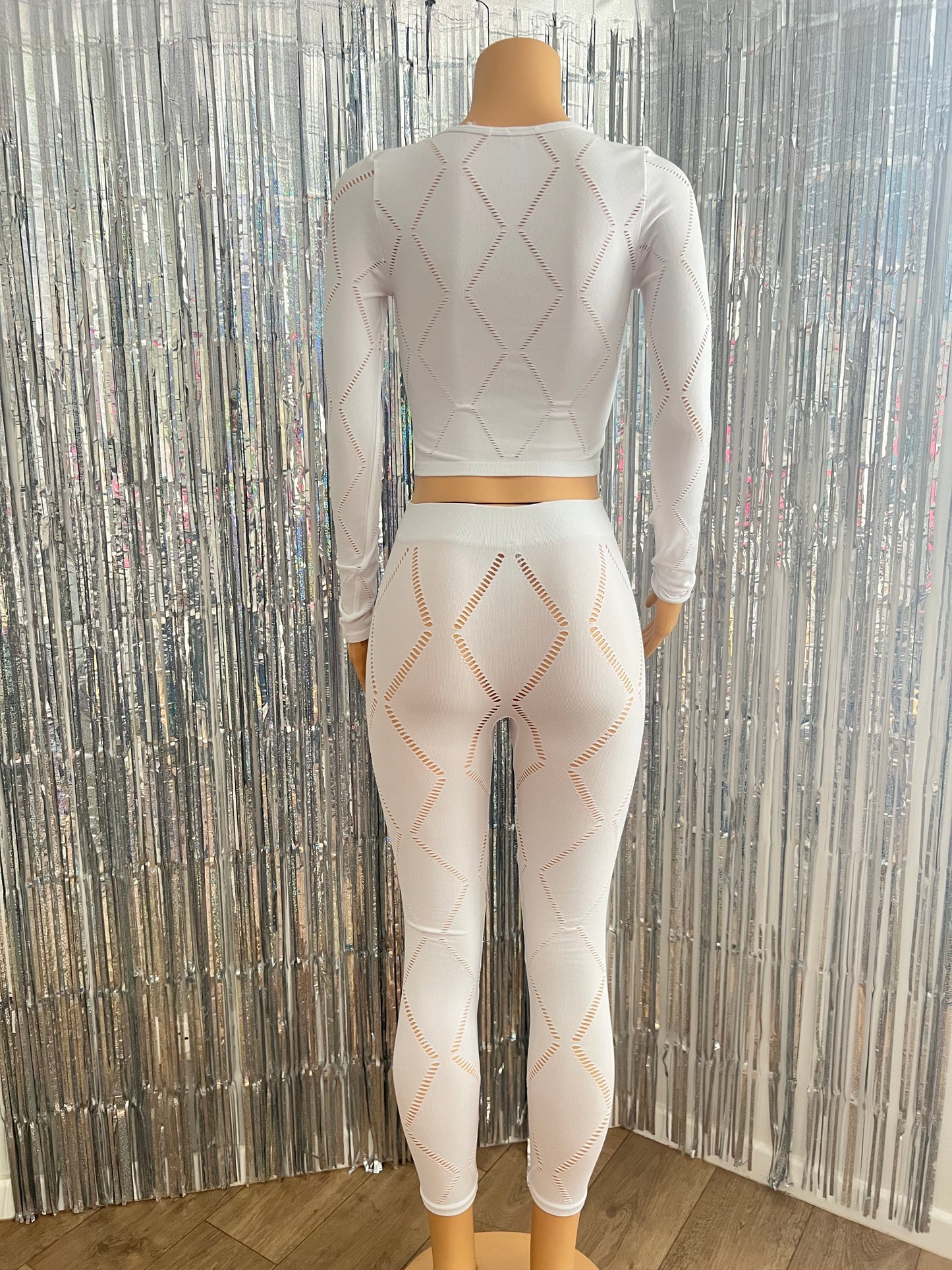 All White Pant Set